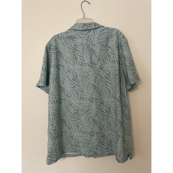 All in Motion Light Green Floral Print Short Sleeve Polo Shirt Men’s Size XXL - Picture 2 of 4